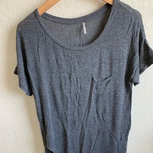 Gray Asymmetrical Tshirt